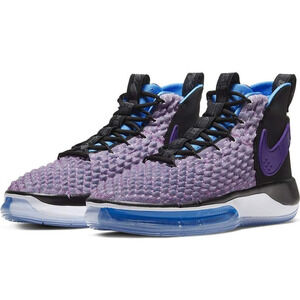 Nike Mens AlphaDunk Huarache - Fab Five Basketball Shoes Purple 7.5 M